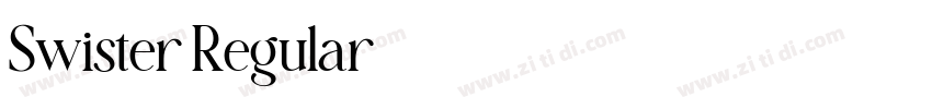 Swister Regular字体转换 Swister Regular字体转换